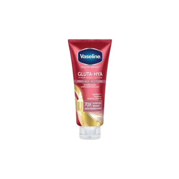 vaseline gluta-hya serum burst lotion pro-age restore