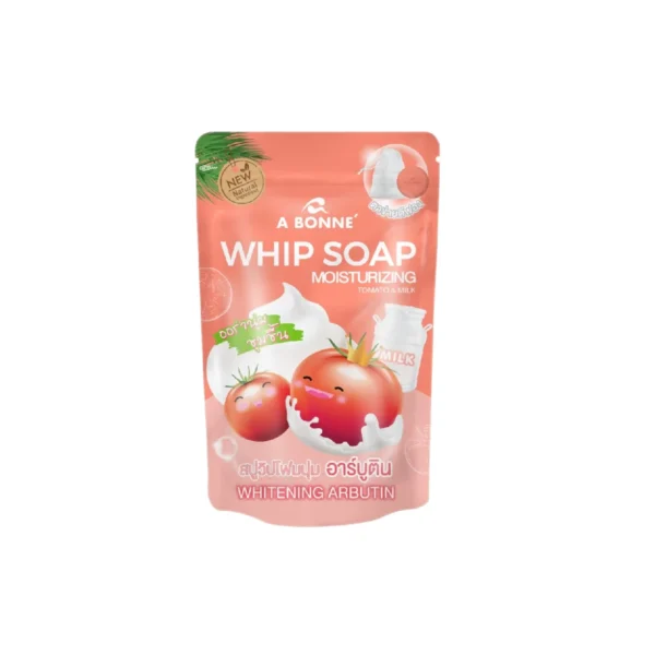 a bonne whip soap tomato and milk variant