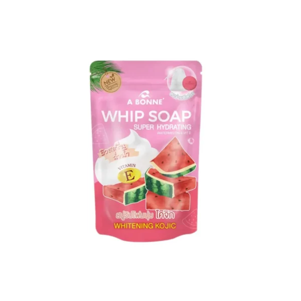 a bonne whip soap watermelon and vitamin e variant