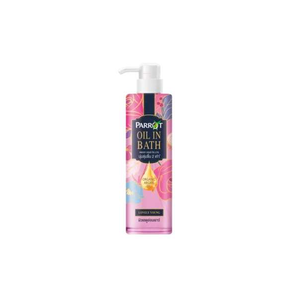 parrot oil in bath lovely young